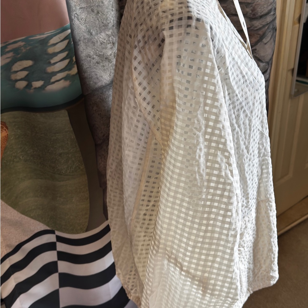 Fabletics White Cleo Mesh Lightweight Jacket NWT - image 2